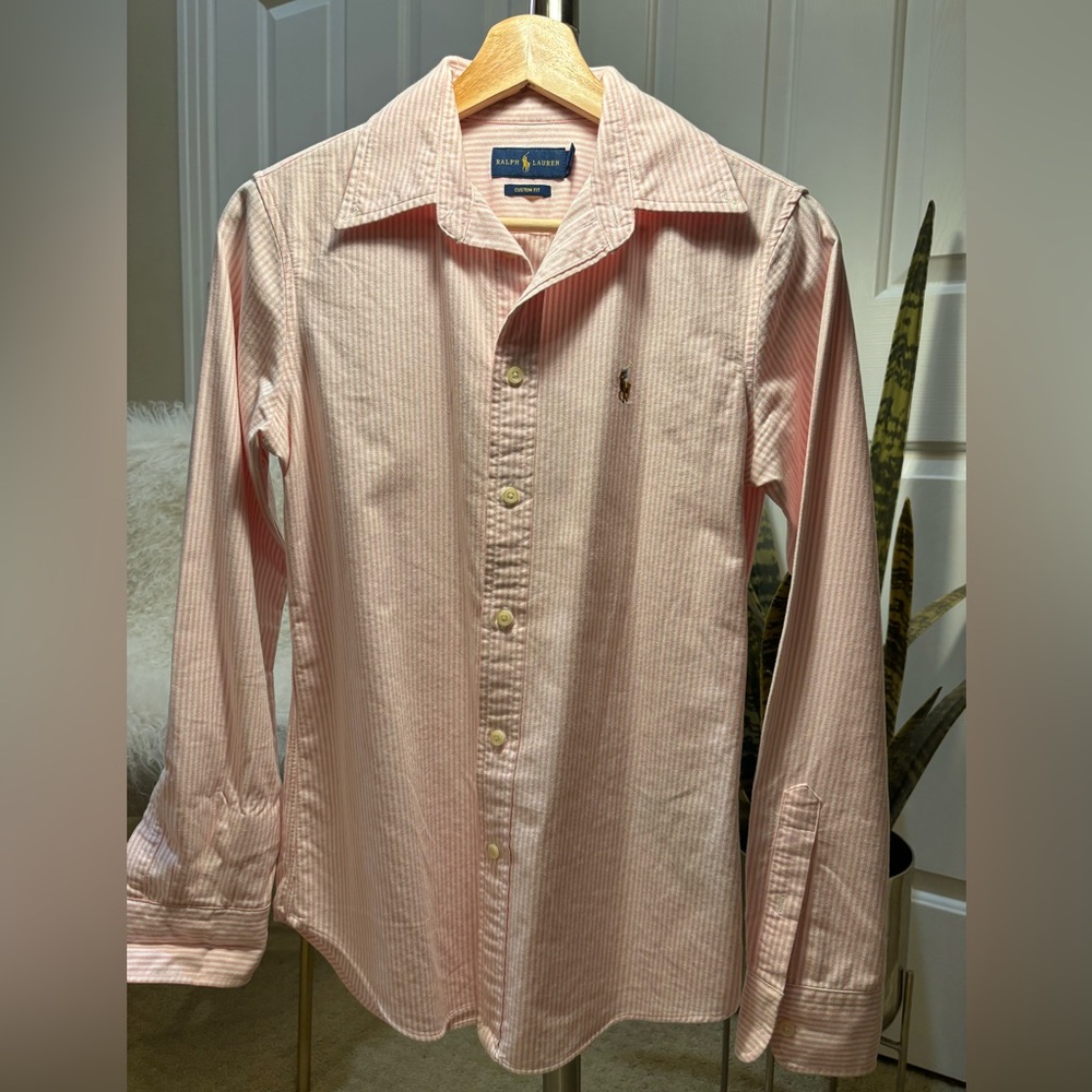 Ralph Lauren Pink Button Down Shirt